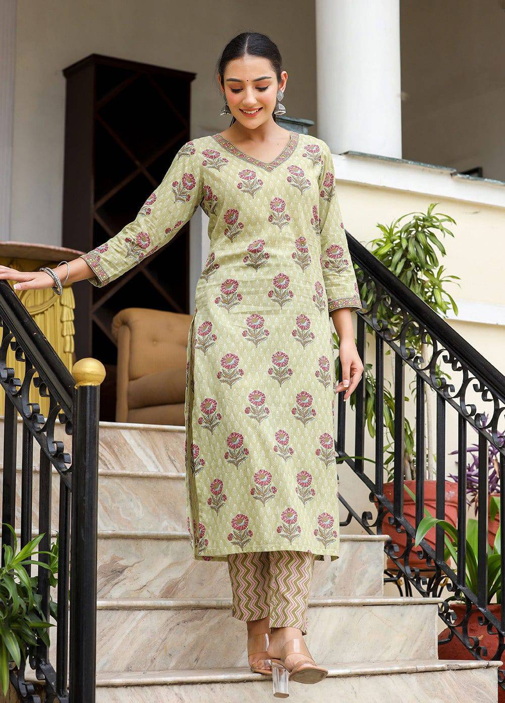 Breathable cotton kurta set for all-day comfort and style.