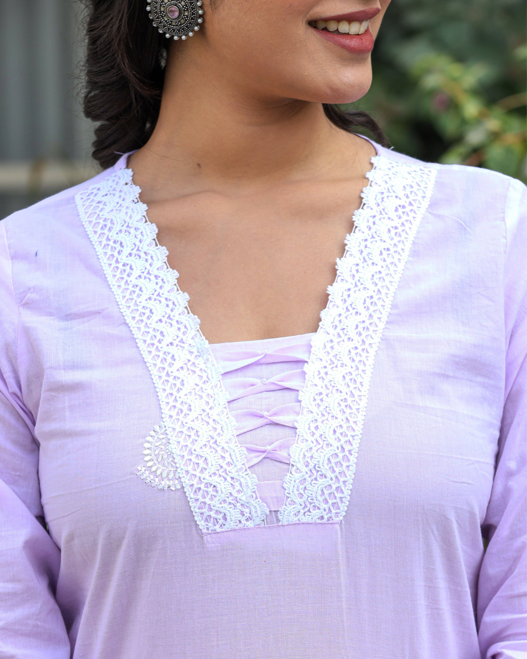Breathable and lightweight floral cotton kurta set for everyday comfort.