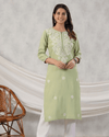 Rayon Chikankari Solid Kurta – Layas Marts