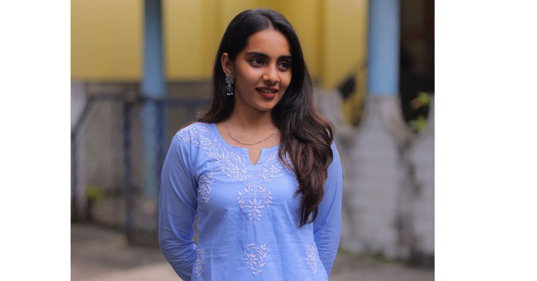 chikankari cotton kurta — care and washing guide by Layas Marts