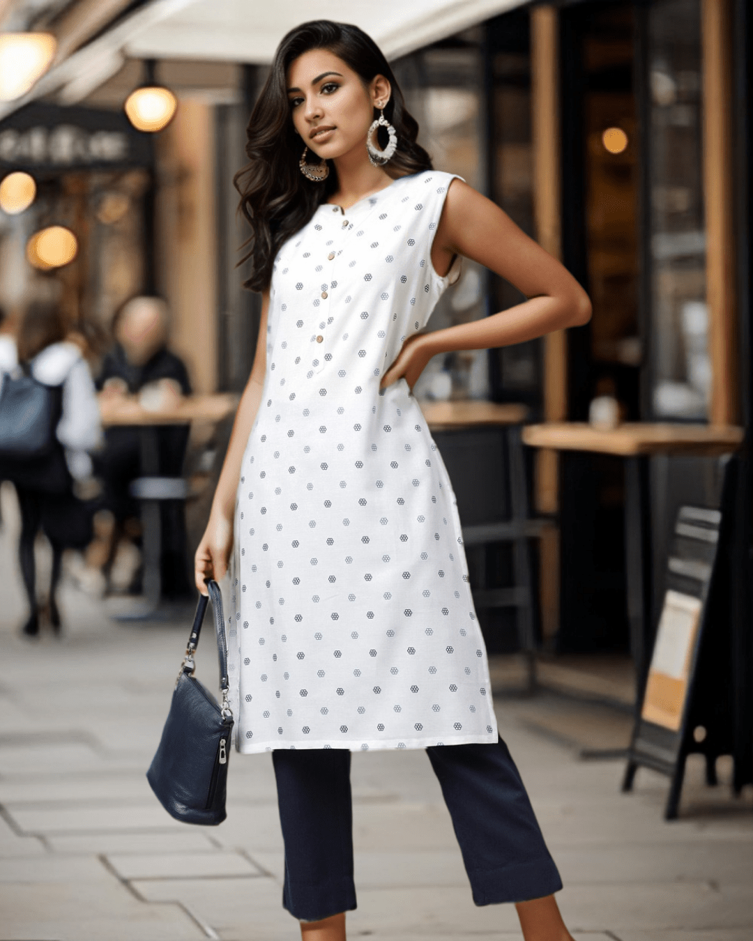 Lightweight floral printed dress for casual and semi-formal occasions, crafted from cotton fabric, by Layas Marts